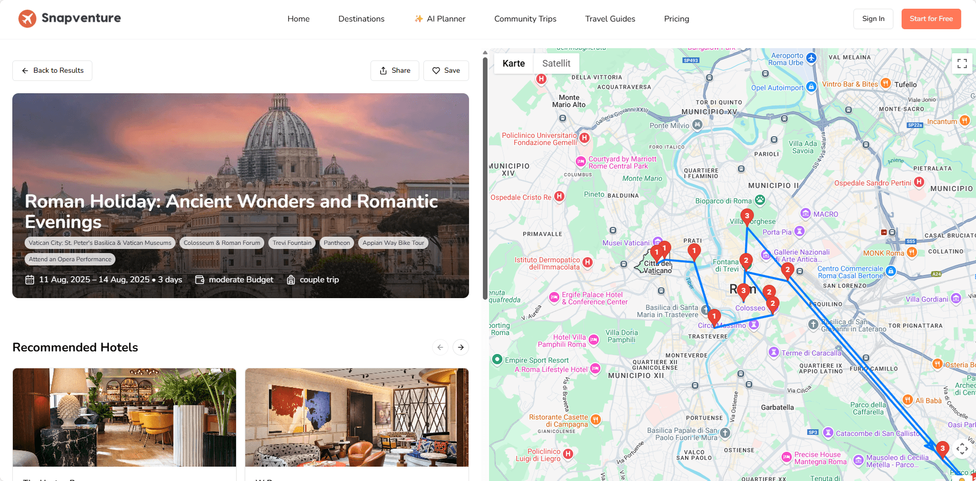 app screen